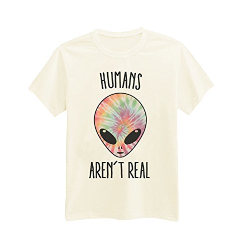 Andre's Designs Unisex T-Shirt - Tie Dye Alien Quote - Size M
