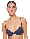 Einseitig einfarbig Tommy Hilfiger Damen Modern Bra T-Shirt BH, Blau (Navy Blazer 416), (Size:C80)