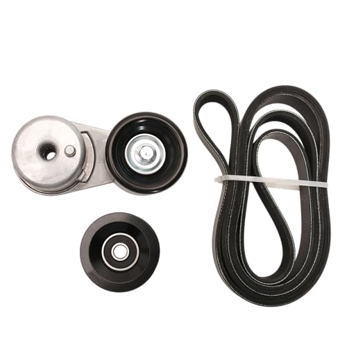 Image of Belt Tensioner Serpentine Belt Idler Pulley Kit for Nissan Frontier /Xterra /Pathfinder /NV1500 /NV2500 /NV3500 2005-2021#V6 4.0L Gas#OE 38378 36222
