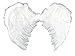Touch of Nature 11002 Adult Angel Wing, 22 by 22-Inch