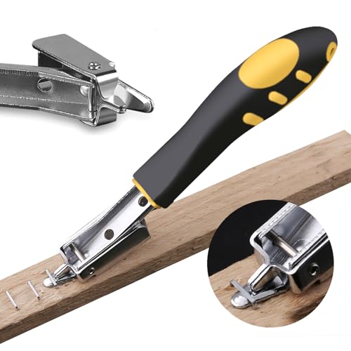 ホチキスリムーバー ホッチキス 針外し ステープル抜き ステープルリムーバー 手持ち型 抜き職人 多機能手動 除針器 滑り止めハンドル付き テコの原理 家具/椅子張り/木材/フローリング/工業用 木工用 オフィス U字釘 ドア字釘に最適
