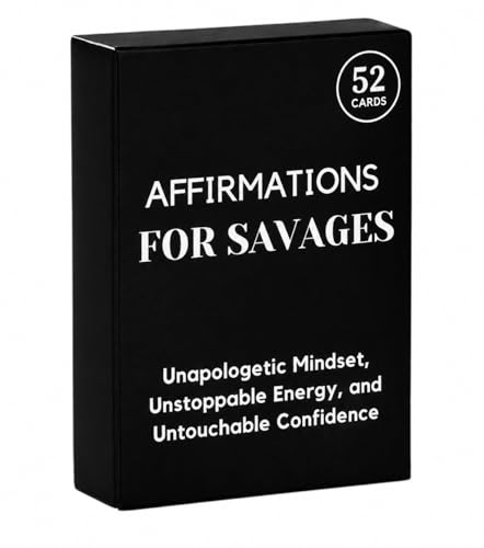 Isaac Liev Daily Affirmation Cards for Women & Men 52 Motivational Affirmations Deck for Mindset & Inspiration | Cool Gifts for Him & Her Best Friend Coworkers Office & Birthday
