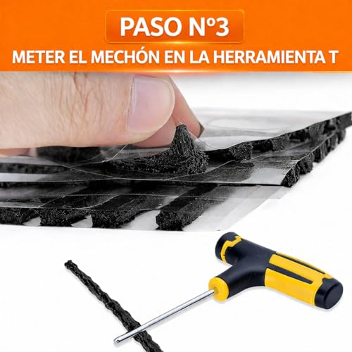 Miniatura 5 de Viltex Kit Pinchazos Coche 15 Mechas Pinchazos Coche Kit Antipinchazos Moto