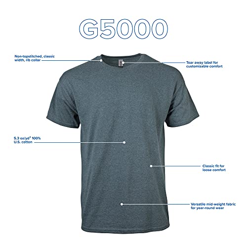 Image of Gildan Adult Heavy Cotton T-Shirt, Style G5000