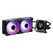 MSI MPG CORELIQUID K240 V2 AIO CPU Liquid Cooler - LCD Pump with 60mm Fan, 2 x 120mm ARGB Fans, Evaporation-Proof Tubing, GI Cooling & Mystic Light Software Support - AMD & Intel Socket Compatible