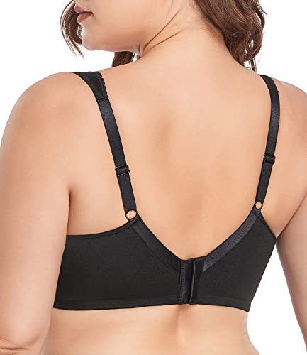 Wirarpa Bras For Women Ultra Soft Wire Free Comfortable Bra Full Coverage Plus Size Minimizer Non Padded 36B #TOP2
