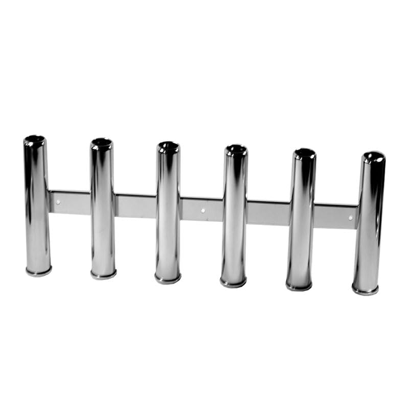 Portacanna da Pesca in Acciaio Inossidabile 316 con 6 Tubi for Kayak/Barca/Yacht