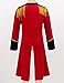 MSemis Disfraz Domador para Niños Niñas Unisex Chaqueta de Circo Rojo Disfraces...