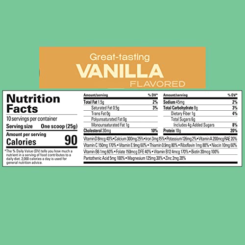 Healthy Heights KidzProtein Powder Shake Mix Canister (Vanilla) High Protein Nutritional Shake - Contains Key Vitamins & Minerals - Image 4