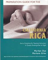 Preparation Guide for the California Rica and a Guideline for Reading Instruction in Grades Kindergarten to Eight 0618496157 Book Cover