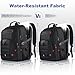 Z-MGKISS Men's Extra Large 55L Anti-Theft Backpack, TSA-Approved for 18.4-19" Gaming Laptops, Gym Work Travel for Business College Daypack (Black)