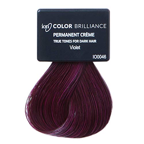Ion True Tones For Dark Hair Permanent Crème Hair Color Violet Violet #TOP2