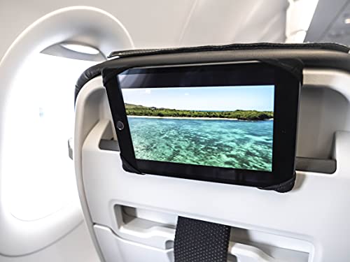 SkyClip Flugzeug-Handyhalter – 2 Stück, Blau, Für IPhone, Android, Tablets, Rücksitz-Tablett
