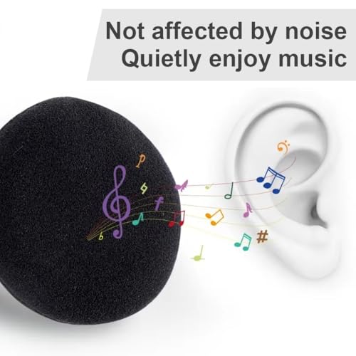 Image of ZORBES 5 Pairs Soft Thicken Cushion Earpads for Sony PX100 H500 Headphone, Replacement Headphone Cushion Pads, 50mm Dia Universal Fit (4.8-5.3cm), Earcup Protectors