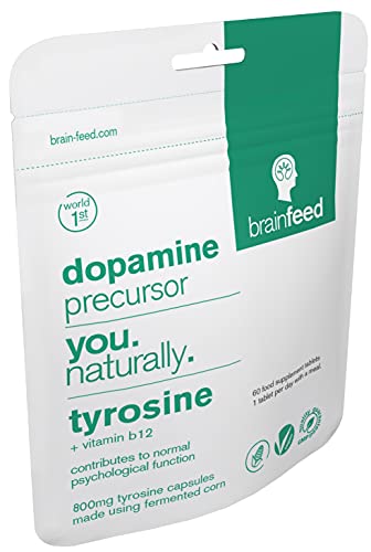 brain feed tyrosine | 60 capsules - 1 per dag | 800 mg | dopamine-supplementen | Vervaardigd in het VK - Image 3