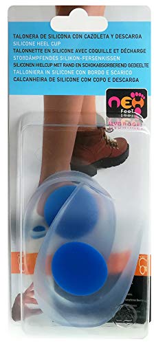 Talonnette en silicone S amortissante avec cuvette de stabilisation pour un soutien plantaire
