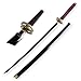 LIUD 104 cm Katana Demon Slayer Shinazugawa Genya Ninja Schwert Samurai Schwert Holz Anime Katana Deko Waffen Handgefertigt ABS-Scheide Katana Schwert Spielzeug Halloween-Requisiten