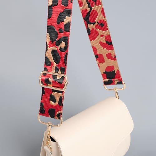 Image of chushui Leopard Print Purse Strap for Women,Adjustable Crossbody Bag Strap