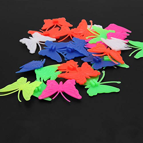 JUUNthy New 26 Pcs Wheel Spoke Colorful for Butterfly Fish Decoration Cycling Bi