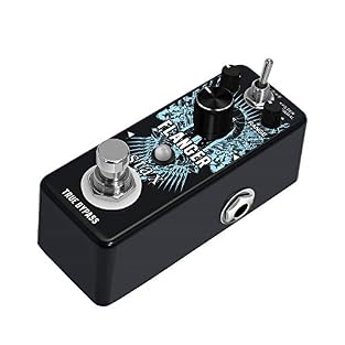 Vintage analog flanger pedal with static filtering mode, give you an ultimate vintage flanger sound Classical analog rolling effect, gentle and flat variation, special vibration rumbling noise effect True bypass provide transparent tone, LED indicato...