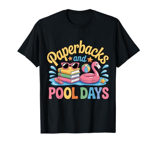 Paperbacks and Pool Days Camiseta