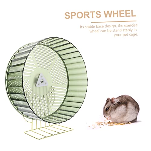 Balacoo Roda De Hamster Brinquedo Whee-Lo Acessórios Para Exercícios Decoração Verde Hamster Disco V