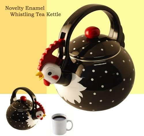 Miniatura 7 de Gourmet Art tetera silbadora de acero esmaltada