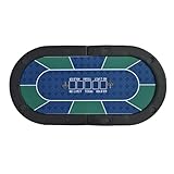 【Accoudoir rembourré imperméable】 Ce plateau de table de poker est doté d'accoudoirs rembourrés en PVC de style casino avec un rembourrage en mousse souple. Il ajoute de la sophistication, améliore le toucher et garantit une expérience de jeu détendue.