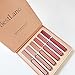 6Pcs Matte Liquid Lipstick Makeup Set, Matte liquid Long-Lasting Wear Non-Stick Cup Not Fade Waterproof Lip Gloss (Set A)