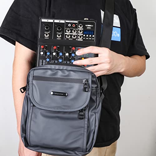 Pro Audio Mixer Soundboard Console Système Interface 4 Canaux Numérique USB Bluetooth MP3 48V Alimentation Fantôme Stéréo DJ Studio Streaming FX Reverb Delay Processeur - Image 6