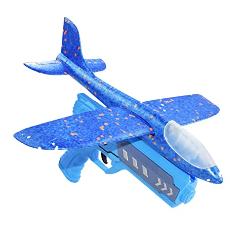 Brinquedo lançador de avião - 2 Flight Mode Catapult Plane Toy for Kids | Brinquedo voador de espuma