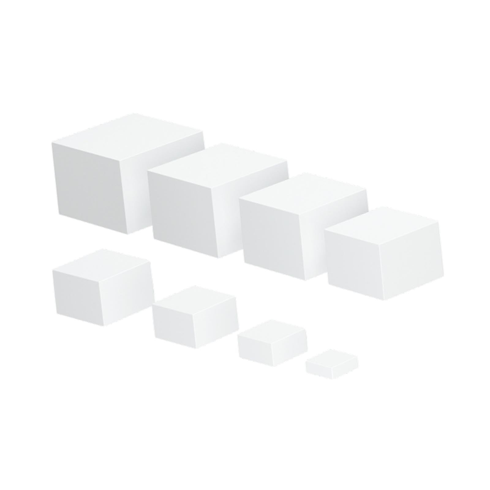 MagiDeal Présentoir de Nourriture de Buffet avec Fond Creux, Support de présentation de Nourriture, Support de Cube, Support de Nidification pour Bonbons, 8 Pièces