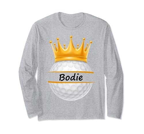 Novelty Golf Personalized Bodie Dad Long Sleeve T-Shirt