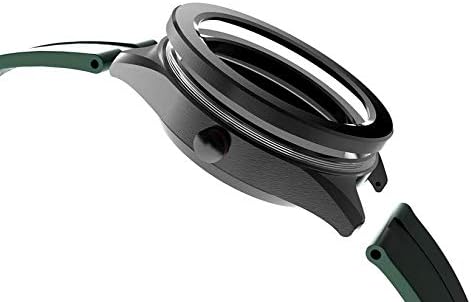 Pandangan dekat jam tangan pintar casing and strap attachment mechanism