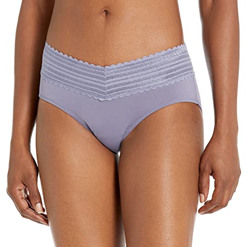 Image of Warner's womens No Pinching No Problems Dig-free Comfort Waist With Lace Microfiber Hipster 5609j
