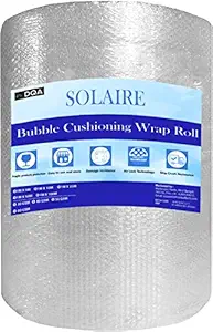 SOLAIRE Air Bubble Wrap For Packing Materials | Moving Items | Storage Boxes (10M 40GSM)