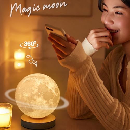 Lampe au clair de lune à LED 3 couleurs avec télécommande - 2