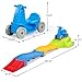Simplay3 Deluxe Expandable Roller Coaster with Tracks, Downhill Race Track for Growing Kids, Indoor Outdoor Toddler Ride On Toy, Ages 2-5 Years