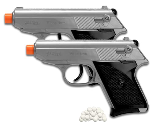 Elite Force Walther TPH 6mm BB Pistol Airsoft Gun 2-Pack Kit