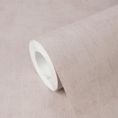 Papier peint intissé haut de gamme à structure textile violette 10m - 3