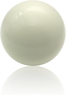 DONZWIYES Pallino Ball Replacement, for Bocce Ball Game and Boule Game,2.24 In/57 mm White Bocce Pallino Ball Replacement