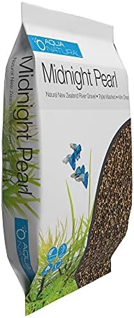 Aqua Natural 수족관 기판, 미드나잇 펄 자갈, 4.5kg(10파운드) — 사진 2