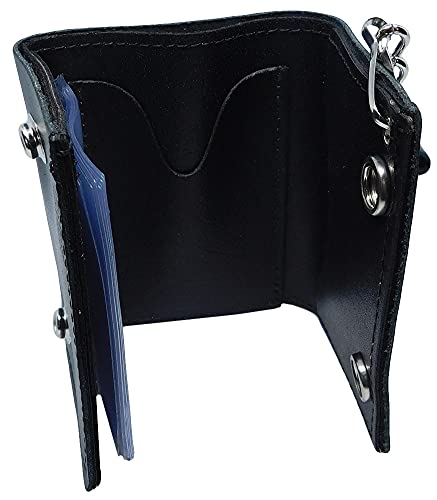 Keep On Truck'n USA Flag Mack Truck Genuine Leather Wallet With Chain (4 inch)2