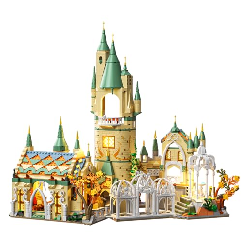 Taj Mahal 3D Puzzle By National Geographic GOTIMON Architecture Green Castle Building Block Toys, 1555 Pieces, Architecture Model Kit with...