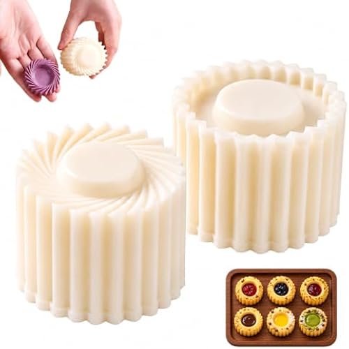 Sunflower-Patterned Round Hand-Press Mooncake Mold for DIY Cookie Mooncake