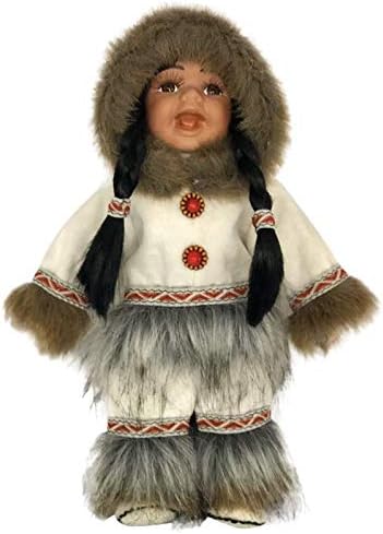 12" Collectible Native American Indian Porcelain Doll ~Aput~ D12759