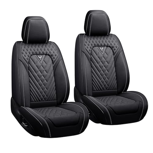 LPDK Fit for Mercedes Benz Sprinter 2500 Car Seat Covers Front Set 2pcs with Waterproof Leather