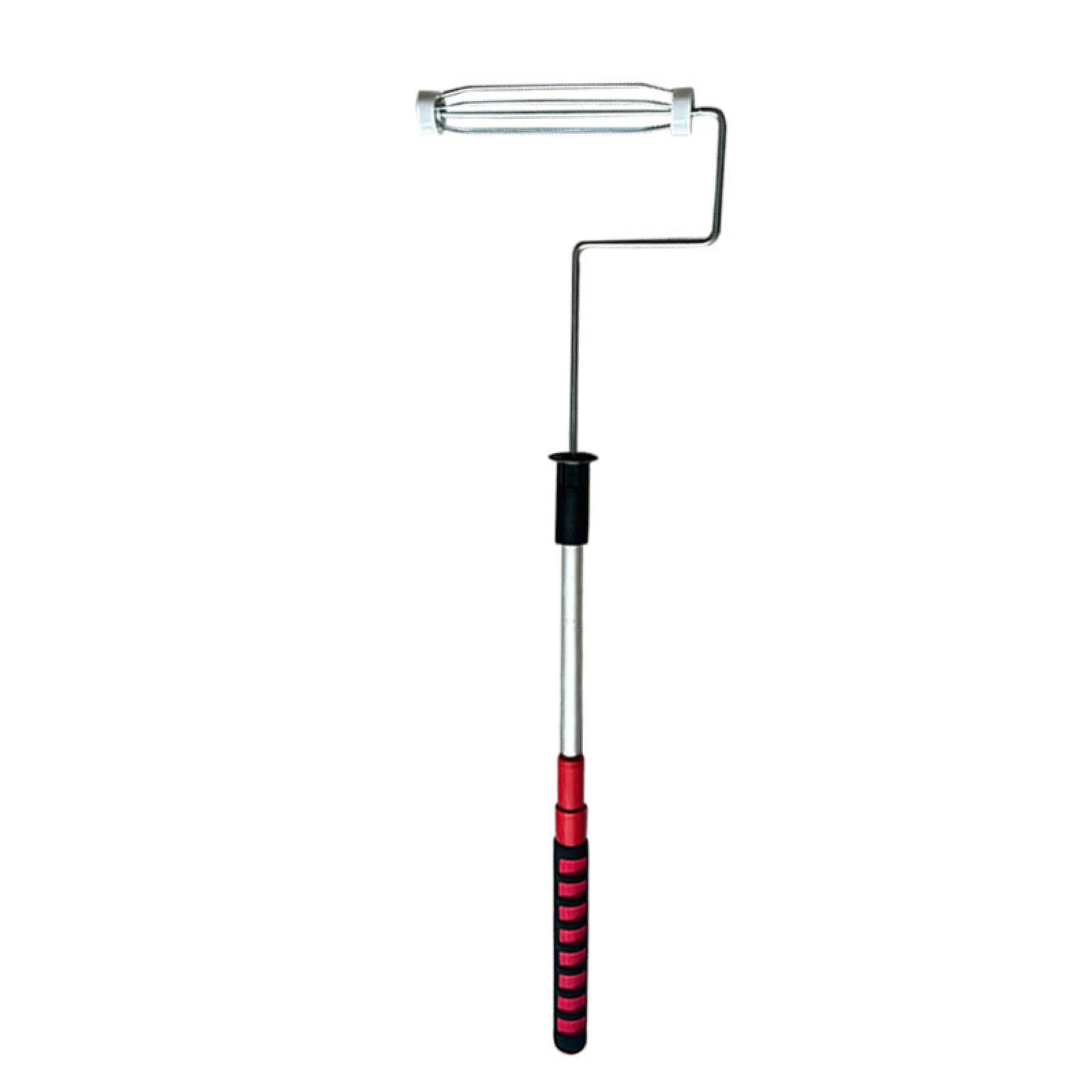 MagiDeal Telaio per rullo di vernice da 9 pollici, impugnatura ergonomica, forniture di verniciatura sostitutive, manico telescopico regolabile per soffitto in