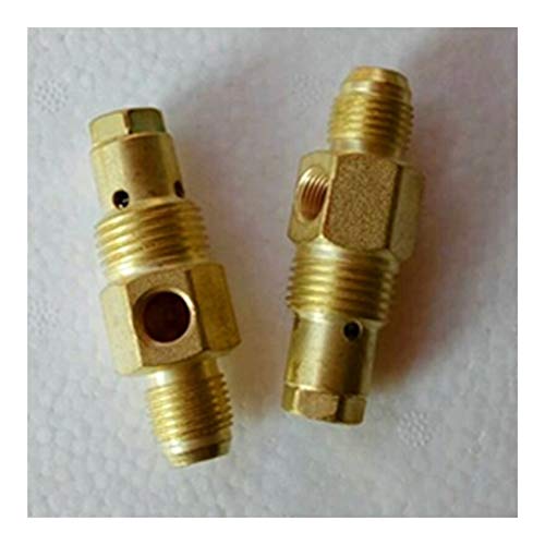 DOLUNTO Check Valves Brass 3/8 Inch Male Threaded NPT X 1/2 Inch Air