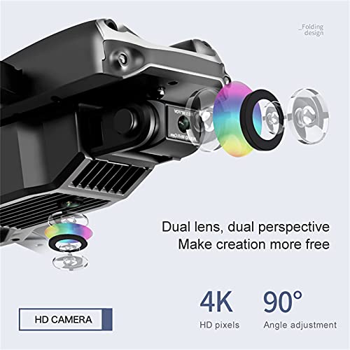 FMHCTN Mini-Drohne mit 4K-Dual-Kamera - Automatische Hindernisvermeidung - Faltbare 2,4-G-Superleicht-Drohne mit… – Bild 5